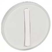 Накладка светорегулятора поворотного Gira System 55+E22 белый глянцевый