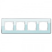 Рамка 4-ая Gira Esprit Glass C Салатовое стекло