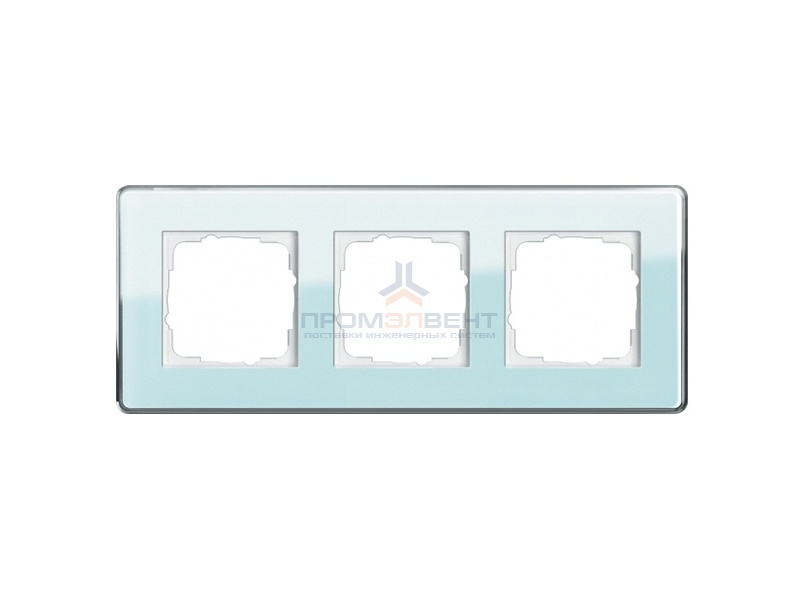 Рамка 3-ая Gira Esprit Glass C Салатовое стекло