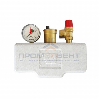 Группа безопасности котла WATTS KSG 30/20M-ISO (ВР1", в изоляции, клапан 3/4", для систем до 100кВт)