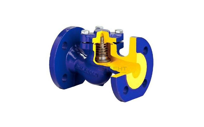 Клапан обратный подьемный Zetkama 287F - Ду65 (ф/ф, PN40, Tmax 300°C, исполнение №31)