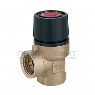 Клапан предохранительный EMMETI Sicura - 1/2" (ВР/ВР, Tmax 110⁰С, Рн 4 бар)