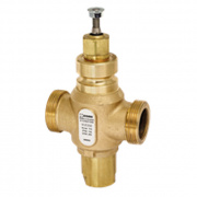 Клапан регулирующий двухходовой ESBE VLE222 - DN40 (2" 1/4" НР/НР, PN 16, Kvs 25, Tmax. 150°C, бронза, со штекером компенсации давления)