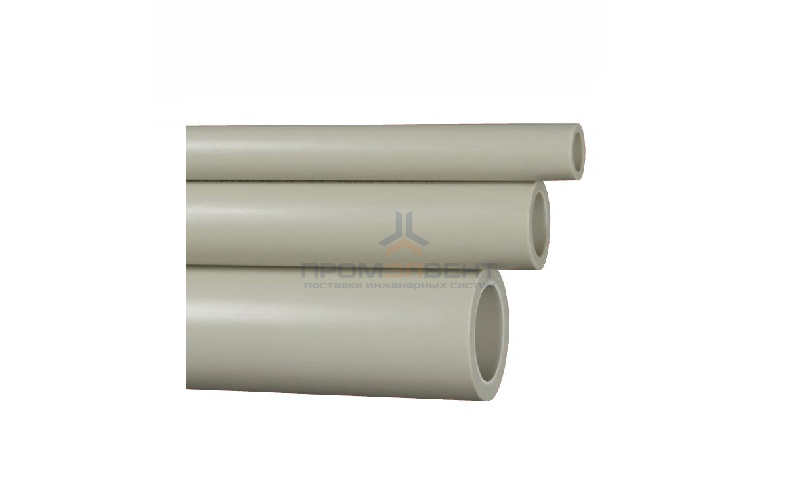 Труба полипропиленовая FV-Plast CLASSIC - 20×2,3 (PN10, штанга 4м, цвет серый)