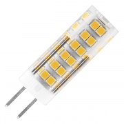 Лампа светодиодная капсула Feron LB-433 7W 4000K 220V G4 580lm 16x50mm белый свет